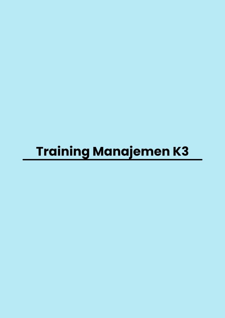 pelatihan Manajemen K3 online