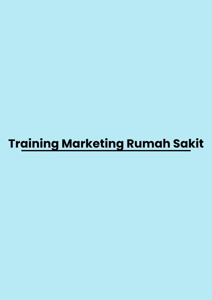 pelatihan Rumah Sakit online