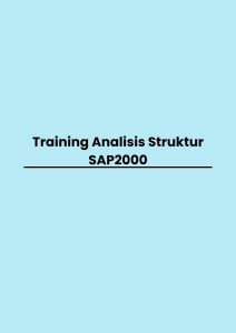 pelatihan Analisis Struktur SAP2000 online