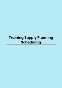 pelatihan Supply Planning Scheduling online