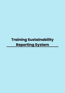 Training Sustainability Reporting System pelatihan Sustainability Reporting System online