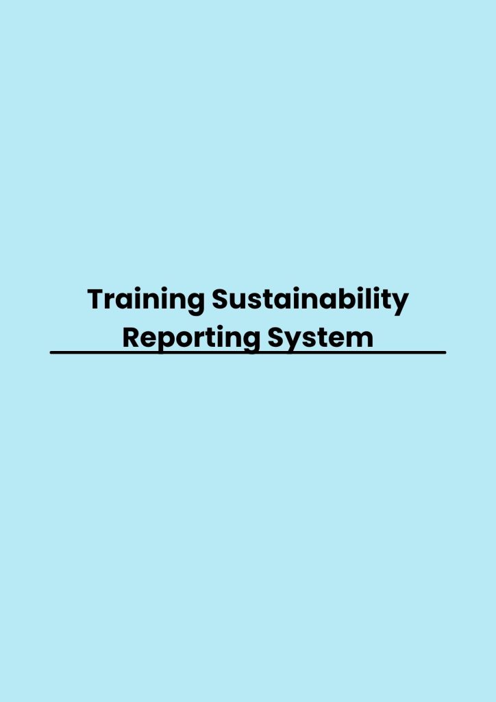 Training Sustainability Reporting System pelatihan Sustainability Reporting System online