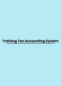 Training Tax Accounting System pelatihan Tax Accounting System online