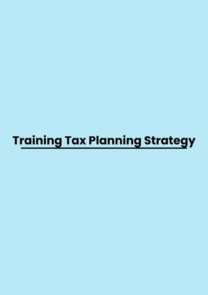 pelatihan Tax Planning Strategy online