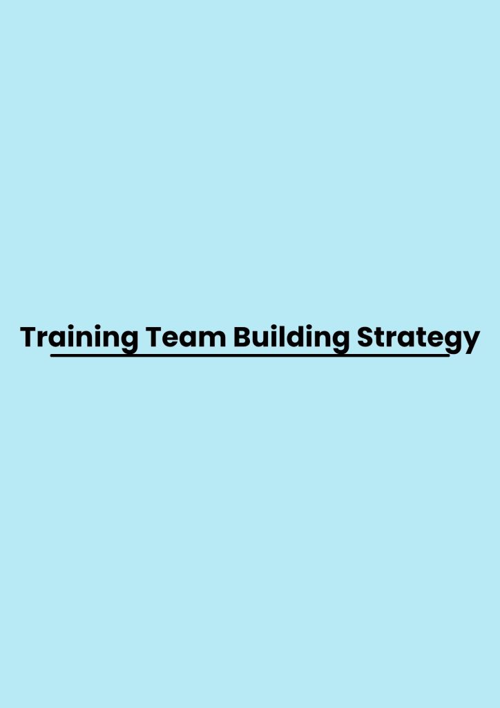 pelatihan Team Building Strategy online