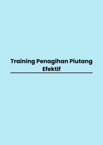 pelatihan Penagihan Piutang Efektif online