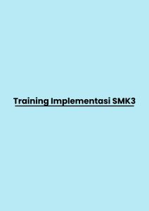 pelatihan Implementasi  SMK3 online