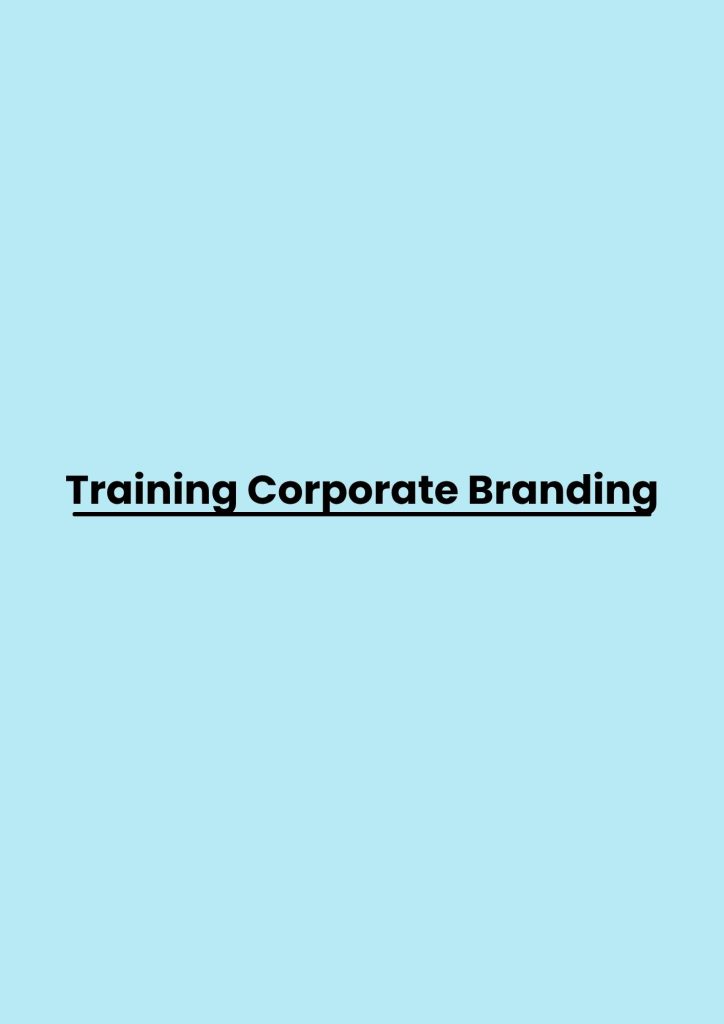 Training Corporate Branding pelatihan Corporate Branding online