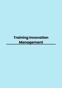 Training Innovation Management pelatihan Innovation Management online