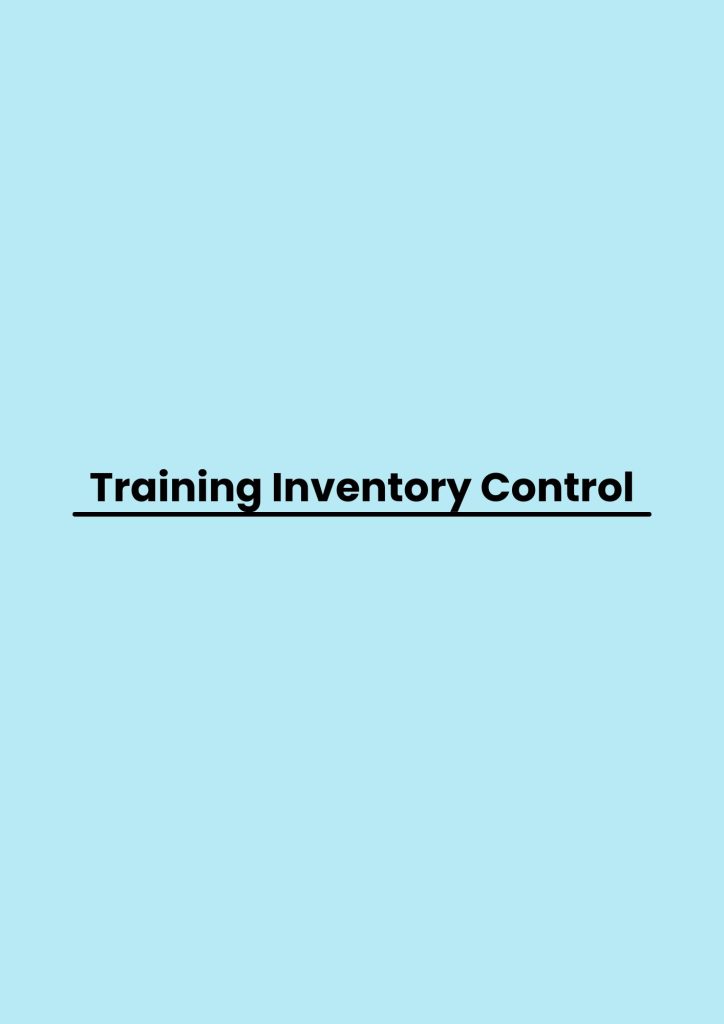 Training Inventory Control pelatihan Inventory Control online