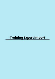 Training Export Import pelatihan Export Import online