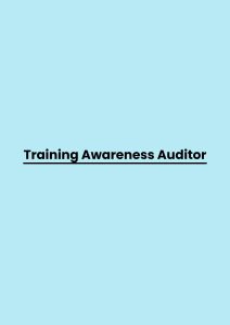 pelatihan Awareness Auditor online