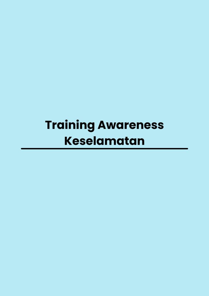 pelatihan Awareness Keselamatan online