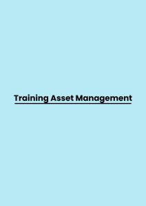 Training Asset Management