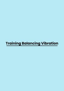 Training Balancing Vibration