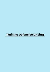 Training Defensive Driving pelatihan Defensive Driving online