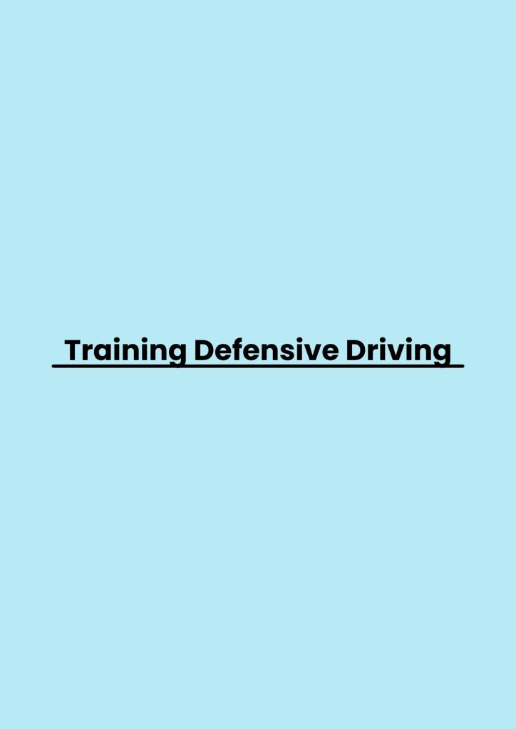 Training Defensive Driving pelatihan Defensive Driving online