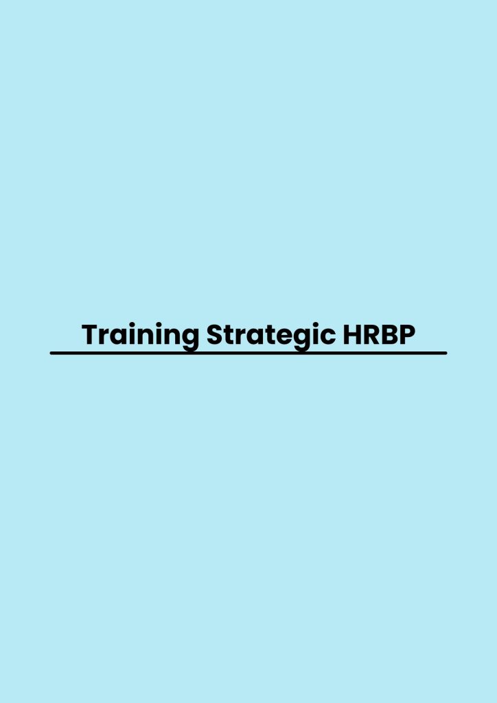 Training Strategic HRBP pelatihan Strategic HRBP online