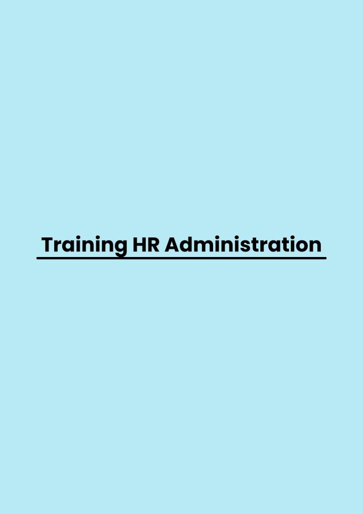 Training HR Administration pelatihan HR Administration online