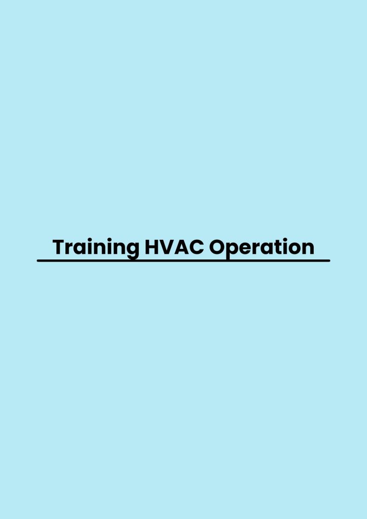 Training HVAC Operation pelatihan HVAC Operation online