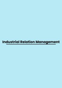Training Industrial Relation Management pelatihan Industrial Relation Management online