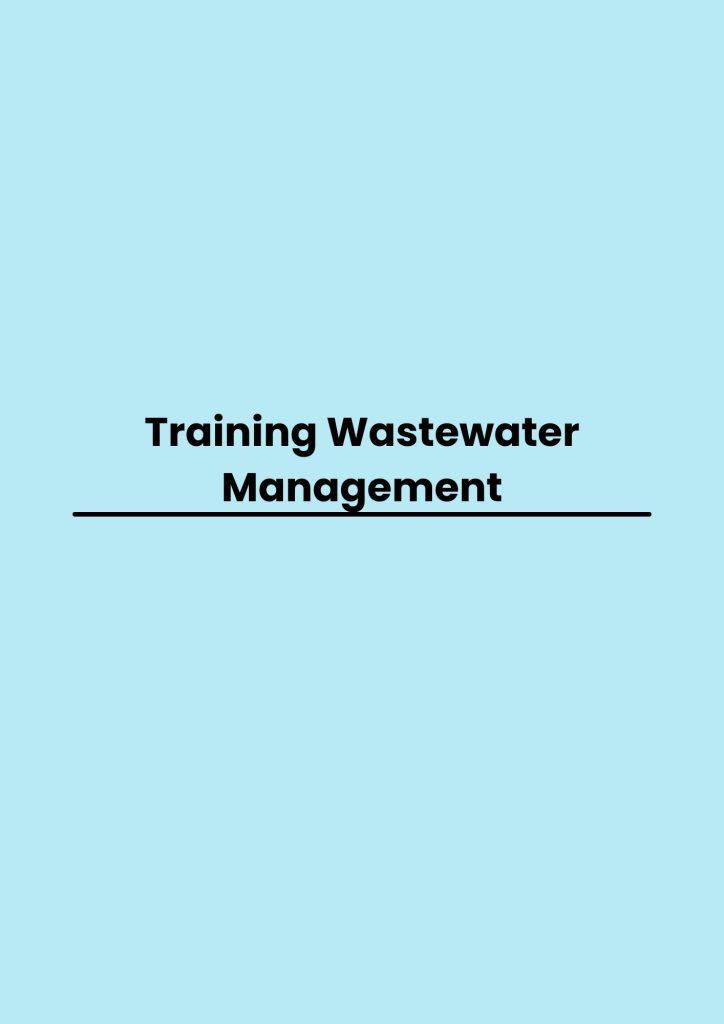Training Wastewater Management pelatihan Wastewater Management online