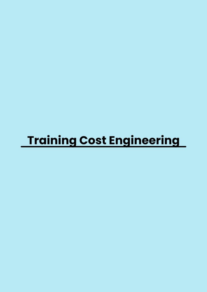 Training Cost Engineering pelatihan Cost Engineering online