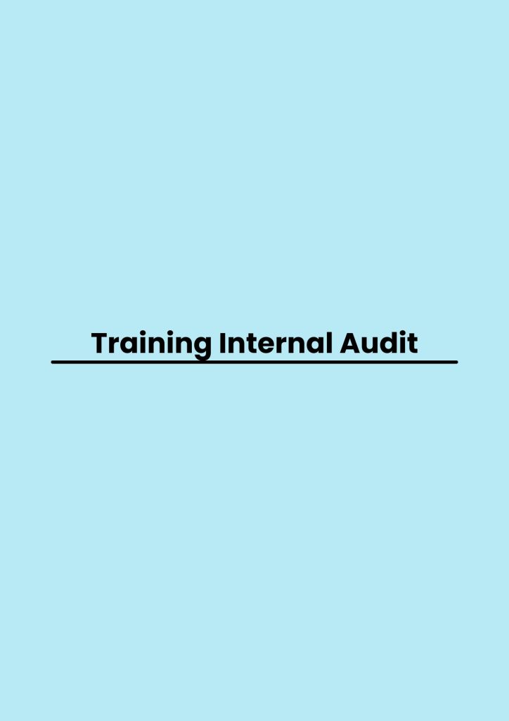 pelatihan Internal Audit online