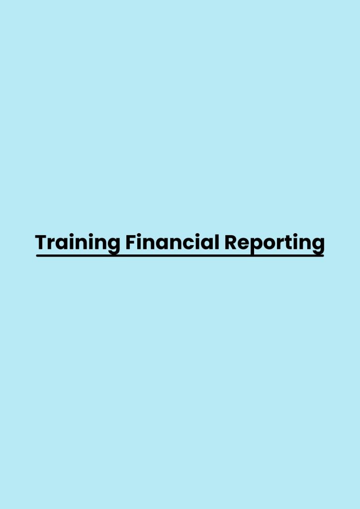 pelatihan Financial Reporting online